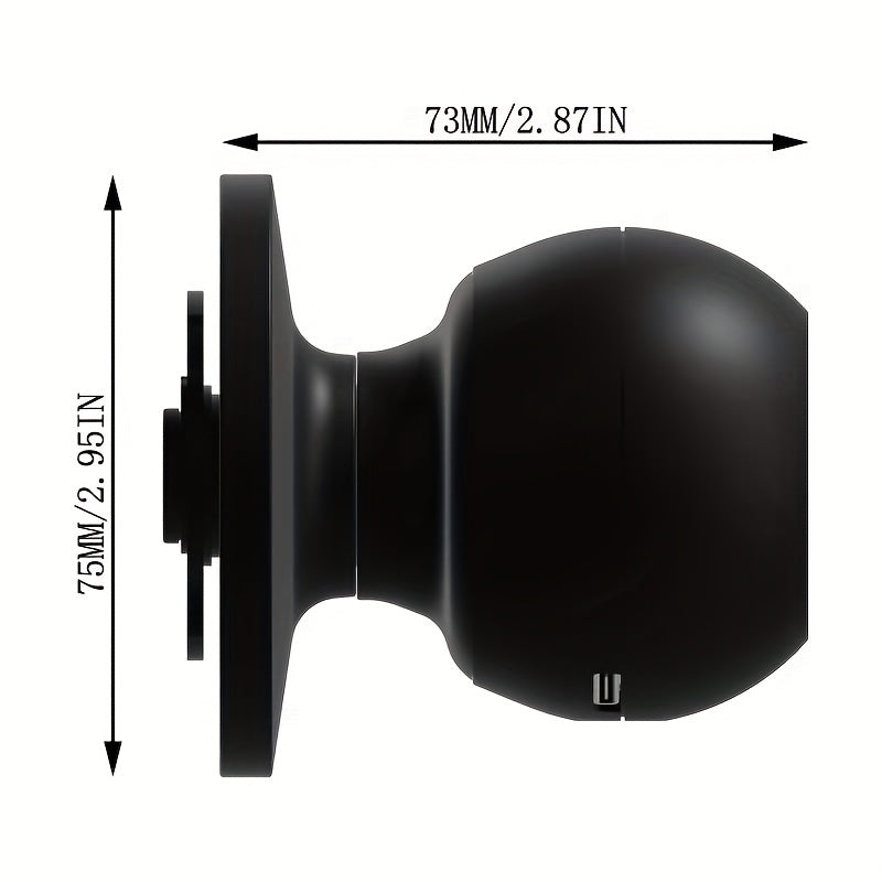 Keyless Smart Door Knob Lock (Biometric Fingerprint & App Control) - TradixPro