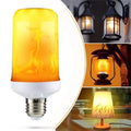 LED Flame Effect Light Bulb 2-Pack - 4 Modes | Realistic Fire Simulation | E26 Base - TradixPro