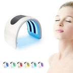 LED Light Therapy Mask - 7 Color Photon Facial Skin Rejuvenation Device - TradixPro