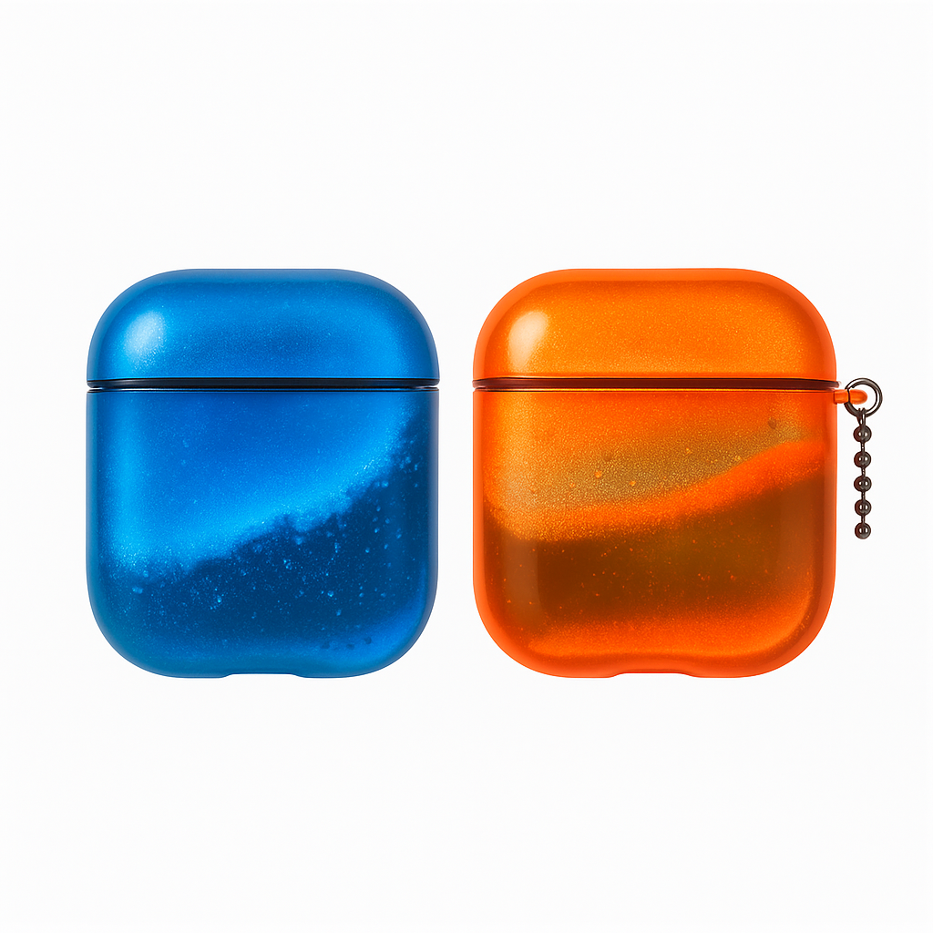 Luminous Quicksand AirPods Case - Glow-in-the-Dark 360° Protection - TradixPro