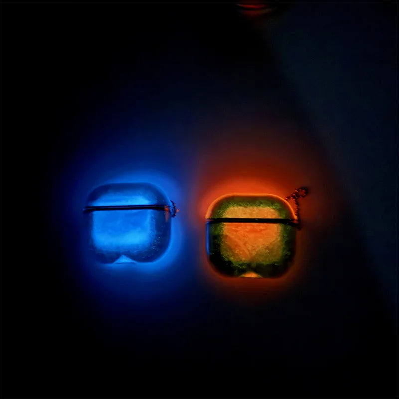 Luminous Quicksand AirPods Case - Glow-in-the-Dark 360° Protection - TradixPro
