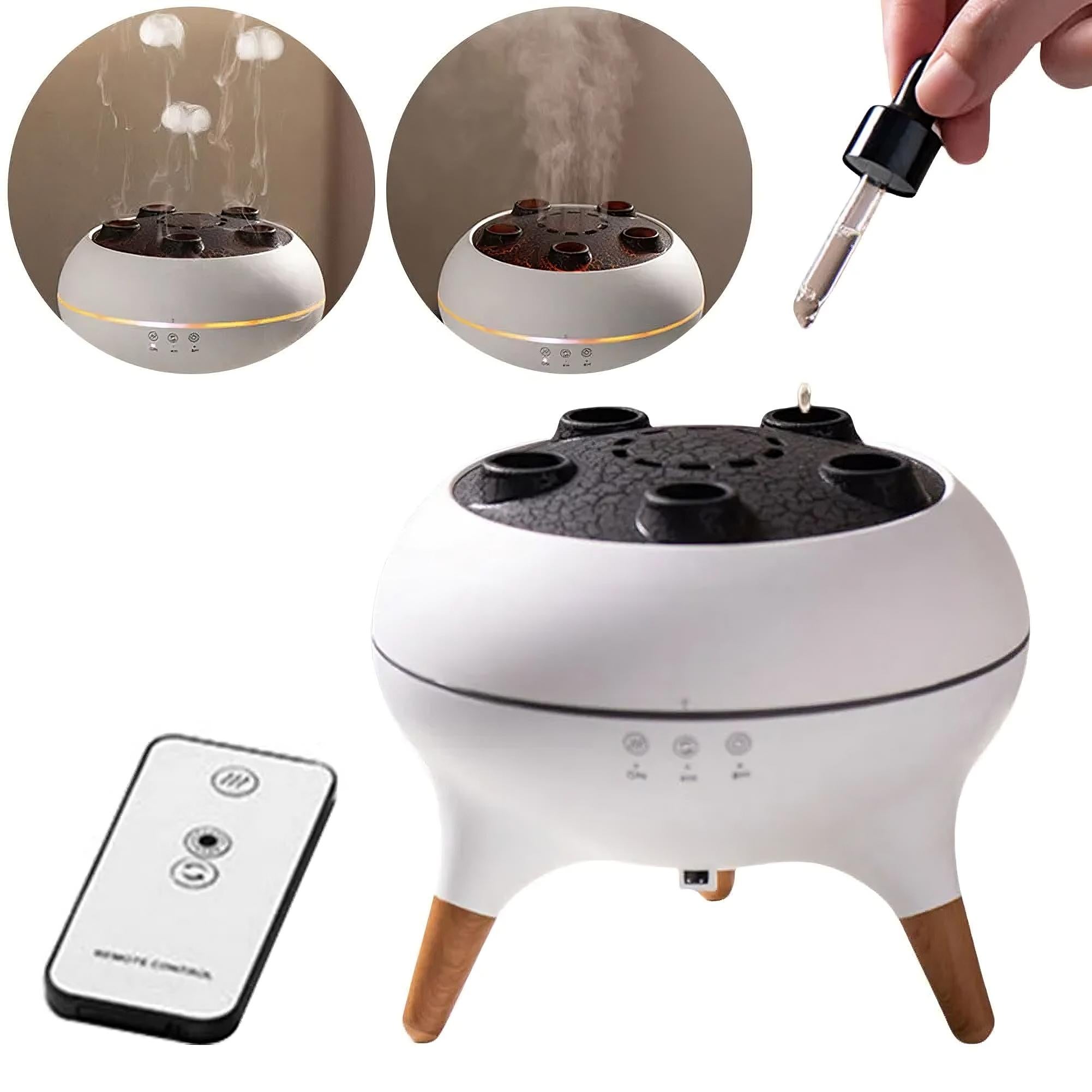 Luxury Jellyfish Effect Essential Oil Diffuser (Calming Ambiance & Aromatherapy) - TradixPro