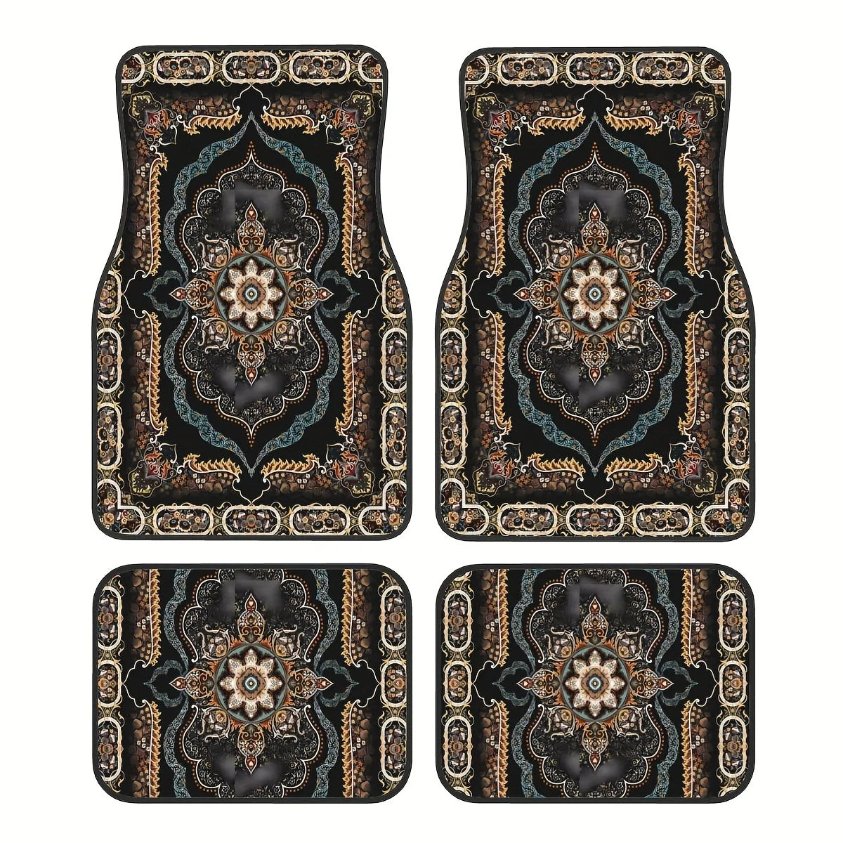 Luxury Persian Rug Design Car Mat Set (Ultimate Interior Elegance Upgrade) - TradixPro