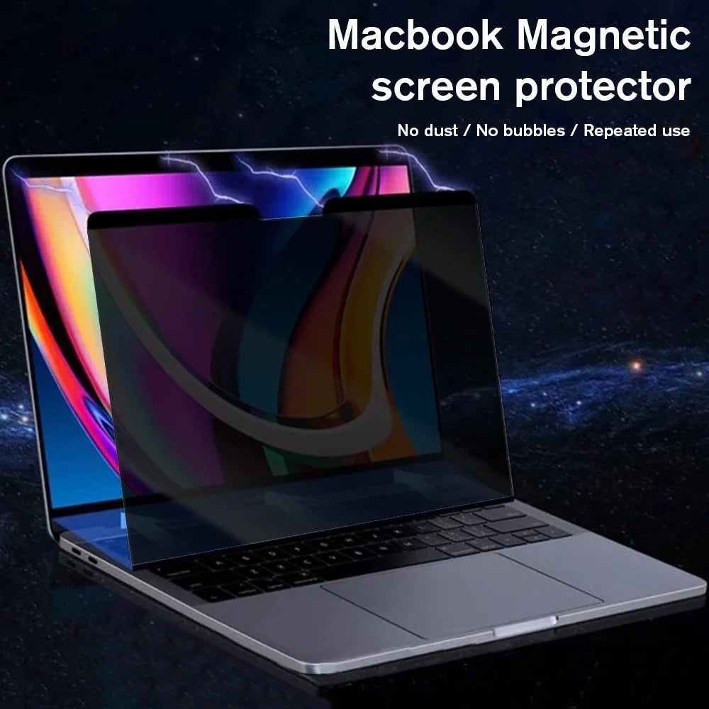 Magnetic Privacy Screen Protector for MacBook Air & Pro - Anti-Glare Filter - TradixPro