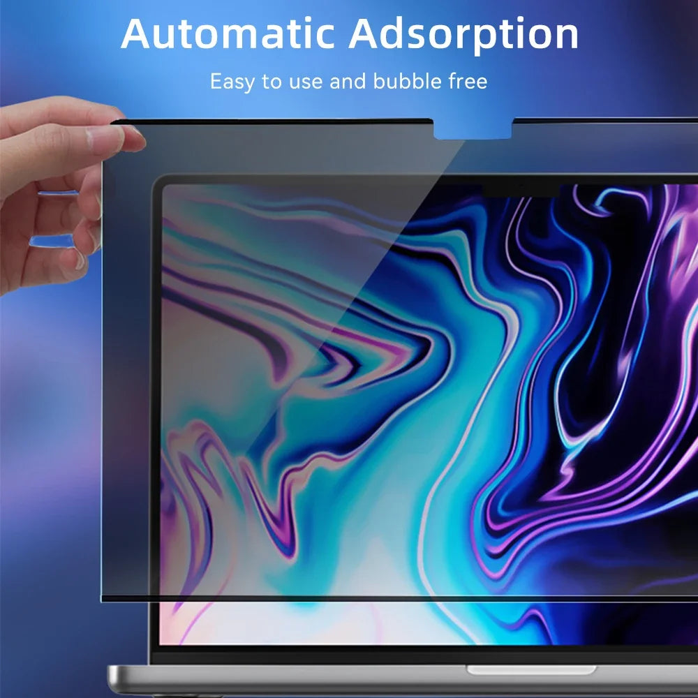 Magnetic Privacy Screen Protector for MacBook Air & Pro - Anti-Glare Filter - TradixPro