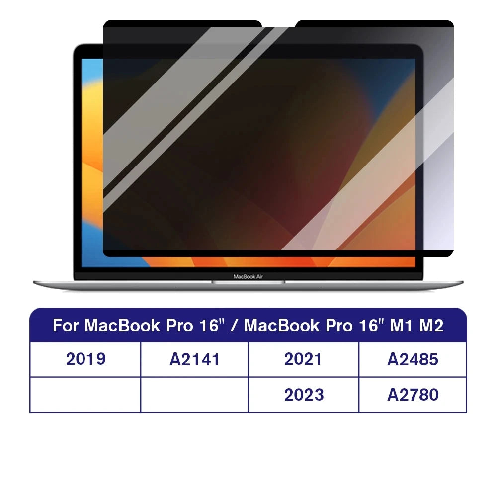 Magnetic Privacy Screen Protector for MacBook Air & Pro - Anti-Glare Filter - TradixPro