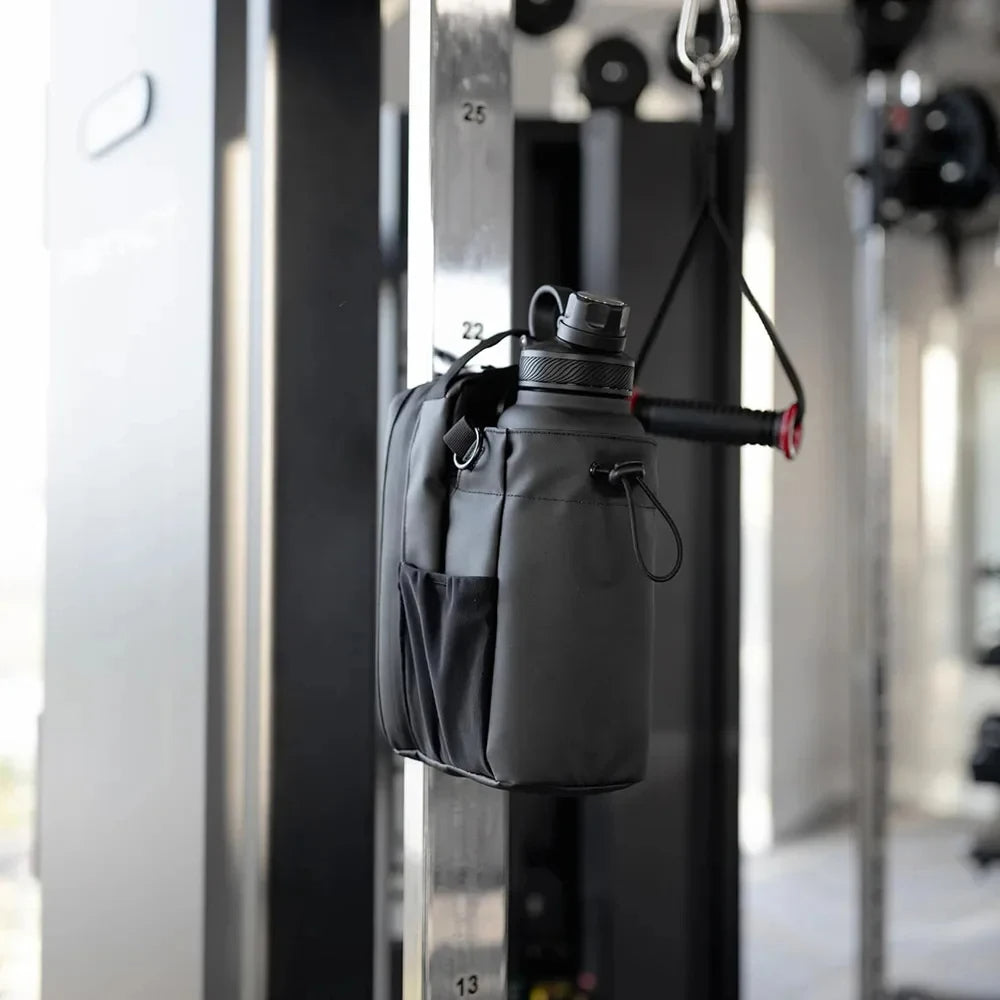 Magnetic Water Bottle Holder - Strong Grip for Gym Equipment - TradixPro