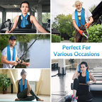 Microfiber Cooling Towel - Quick-Dry Sports Ice Towel for Gym & Outdoor Activities - TradixPro