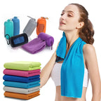 Microfiber Cooling Towel - Quick-Dry Sports Ice Towel for Gym & Outdoor Activities - TradixPro