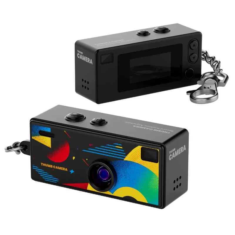 Mini Keychain Thumb Camera 1080P HD - Wide-Angle Retro Pocket Camera - TradixPro