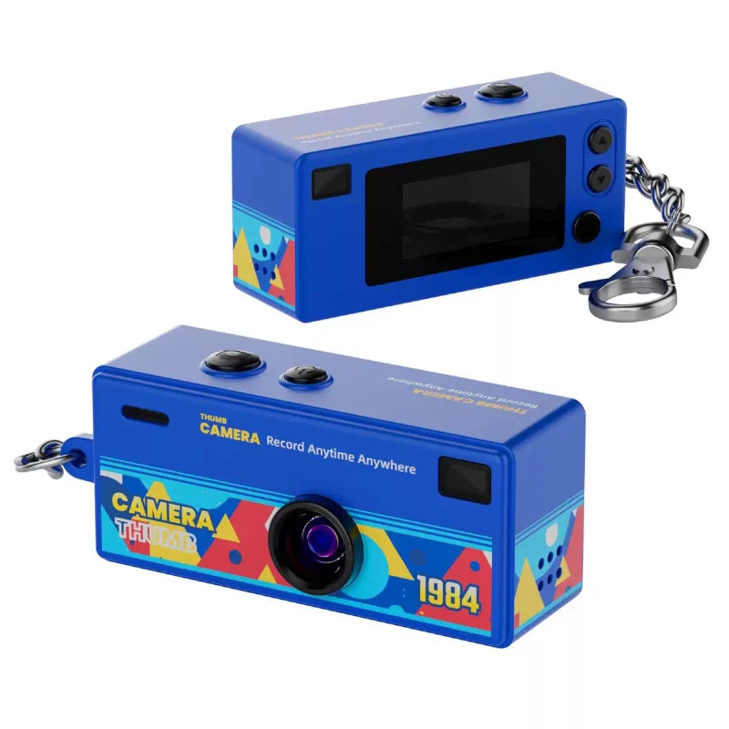 Mini Keychain Thumb Camera 1080P HD - Wide-Angle Retro Pocket Camera - TradixPro