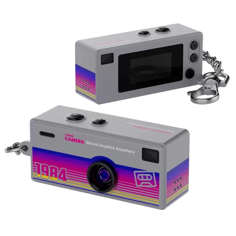 Mini Keychain Thumb Camera 1080P HD - Wide-Angle Retro Pocket Camera - TradixPro