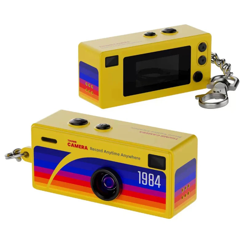 Mini Keychain Thumb Camera 1080P HD - Wide-Angle Retro Pocket Camera - TradixPro