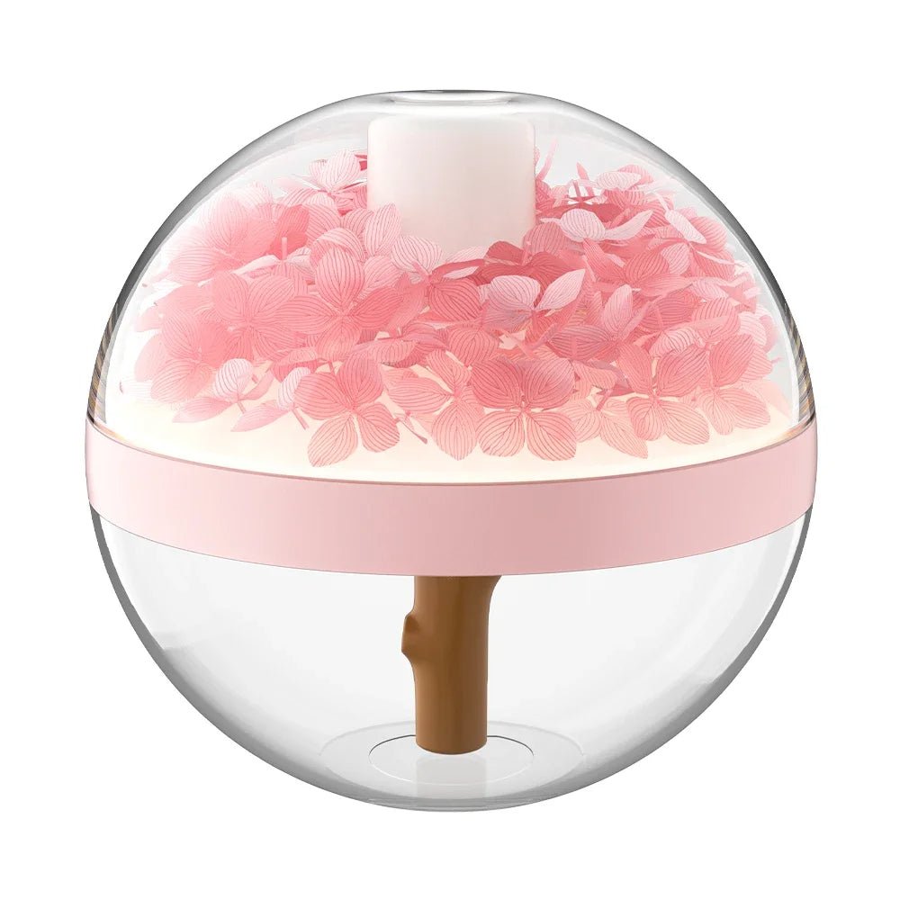 Mini USB Flower Design Humidifier (Quiet Desktop Air Quality & Night Light) - TradixPro