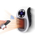 Mini Wall Outlet Space Heater - Adjustable Thermostat 60-90°F | 350W Energy Efficient - TradixPro