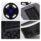 Mini Wall Outlet Space Heater - Adjustable Thermostat 60-90°F | 350W Energy Efficient - TradixPro