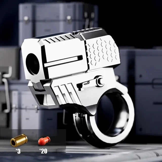 Miniature Mechanical Fidget Toy - Metal Ring Desk Toy for Focus & Fidgeting - TradixPro