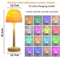 Modern Mushroom Table Lamp (Dynamic Water Ripple Projector for Relaxing Ambiance) - TradixPro