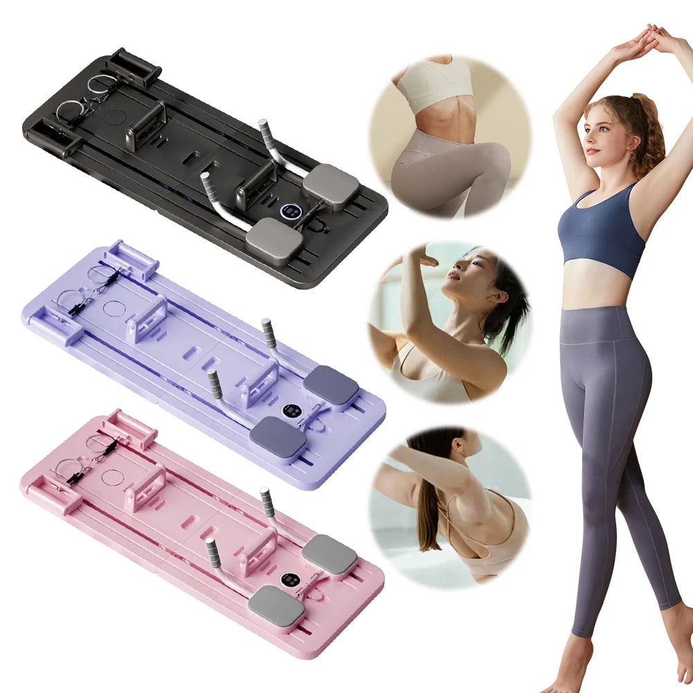 Multifunctional Abdominal Board - Foldable Core Trainer with Resistance Bands - TradixPro