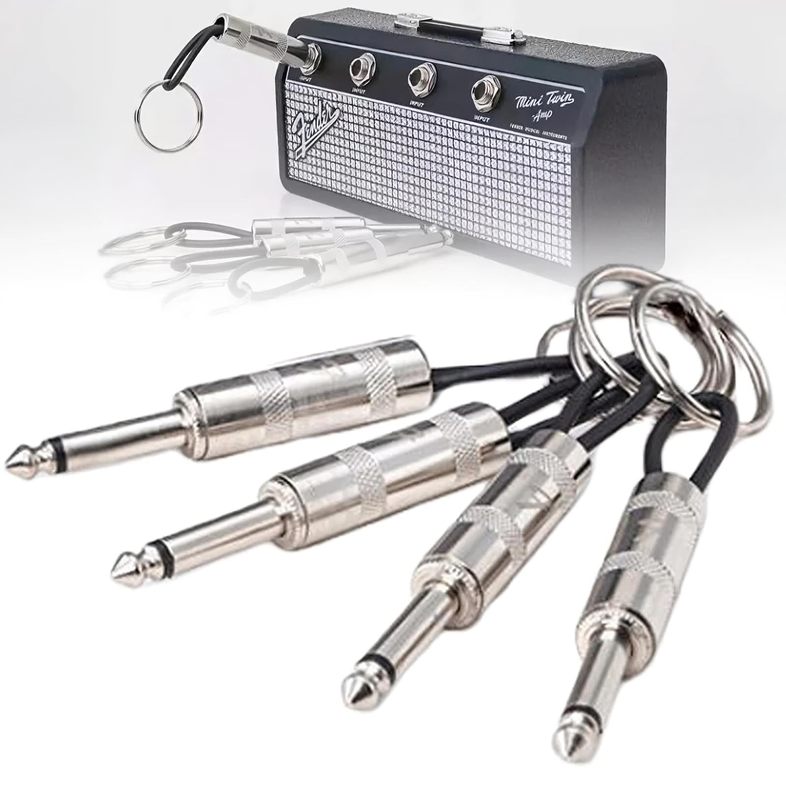 Novelty Guitar Plug Key Holder (Unique Wall Decor for Music Lovers) - TradixPro