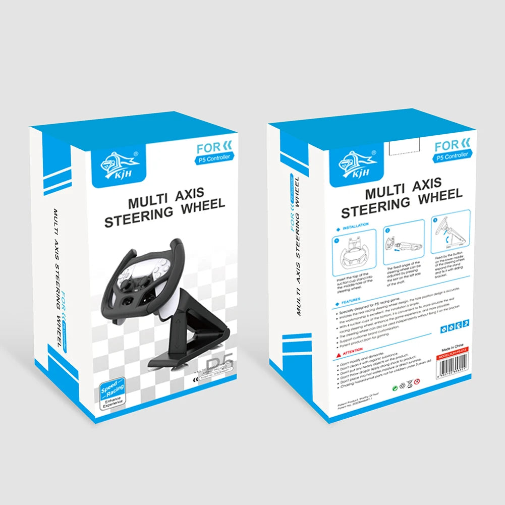 PS5 Racing Wheel Attachment for DualSense Controller - Immersive Gaming Experience - TradixPro
