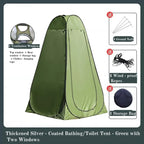 Pop-Up Privacy Tent - 6ft Portable Changing Room & Shower Shelter - TradixPro