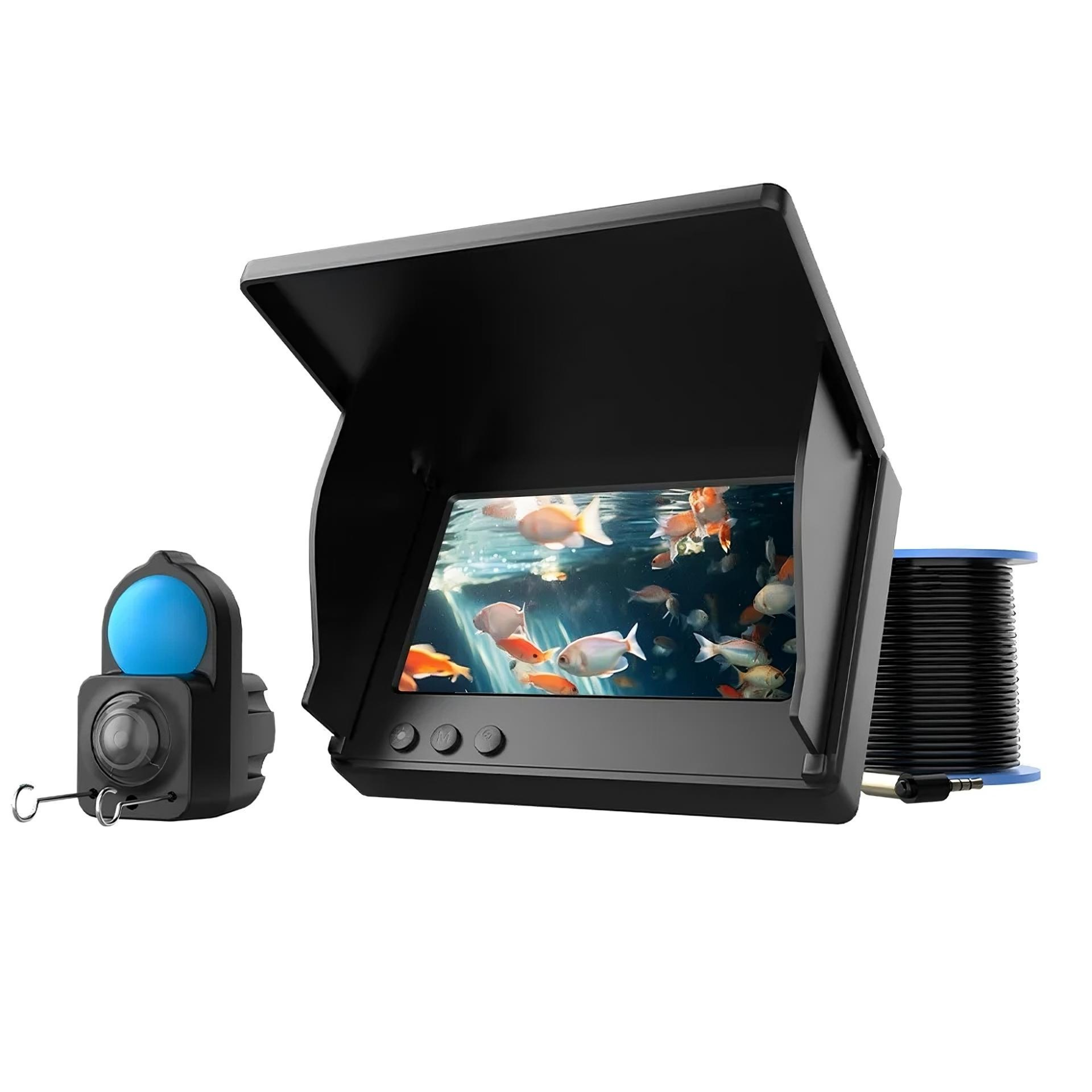Portable 4.3 LCD Fish Finder with 1080P Underwater Camera - Night Vision - TradixPro