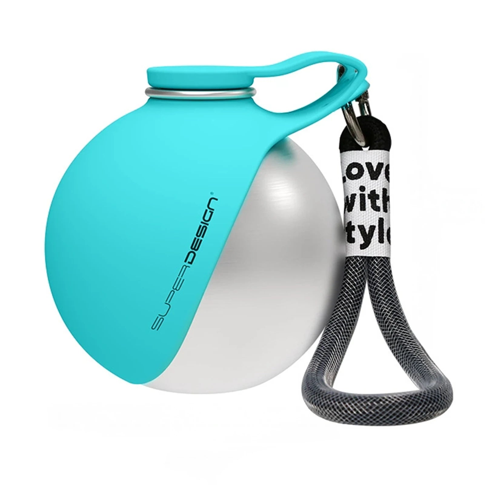 Portable Dog Water Bottle with Bowl - Stainless Steel Leak-Proof Travel - TradixPro