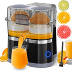 Portable Dual Head Electric Citrus Juicer - 100W Fast Juice Extractor - TradixPro