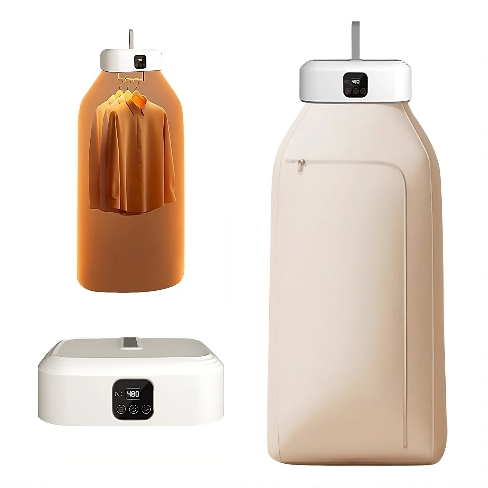 Portable Electric Clothes Dryer - Foldable Travel Dryer with UV Light - TradixPro