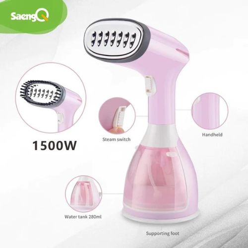 Portable Handheld Garment Steamer 1500W - 2 Steam Levels | 30 Second Heat-Up - TradixPro