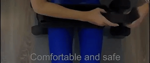 Portable & Padded Hip Thrust Belt (Adjustable Glute Bridge Pad for Glute Isolation) - TradixPro