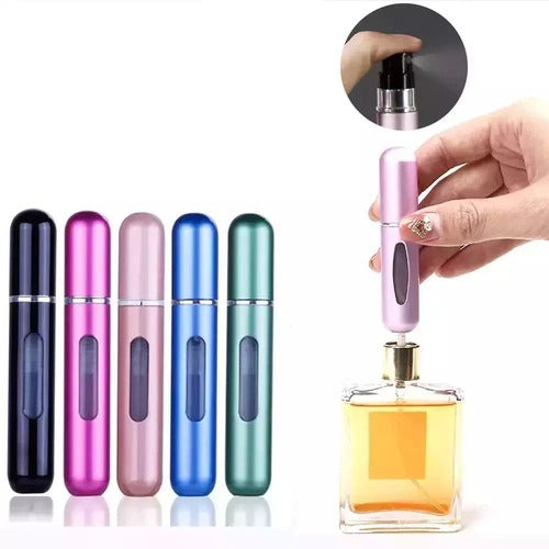Portable Refillable Perfume Atomizer - 4 Pack Travel Spray Bottles - TradixPro