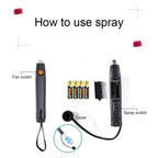 Portable Umbrella with Fan & Misting System - UV Protection | Battery-Powered Cooling - TradixPro