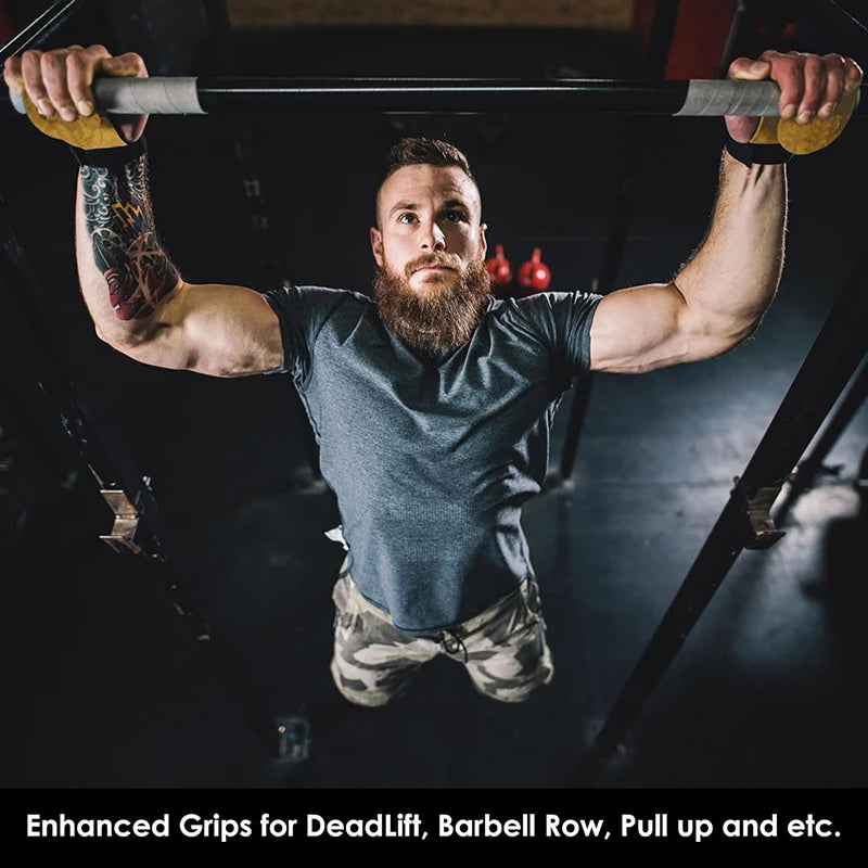 Power Grip Straps for Strength Training - Adjustable Non-Slip Wrist Support - TradixPro