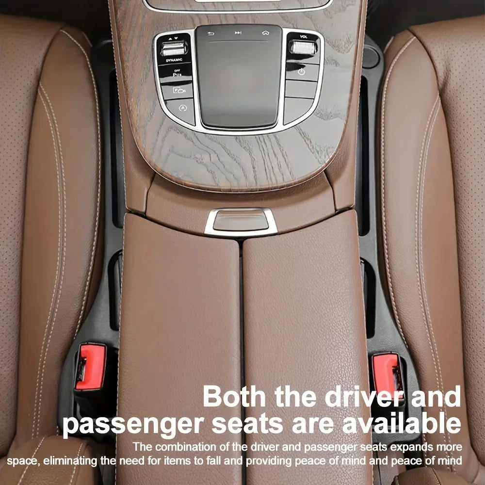 Premium Car Seat Gap Filler & Organizer (Instant Storage and Safety) - TradixPro