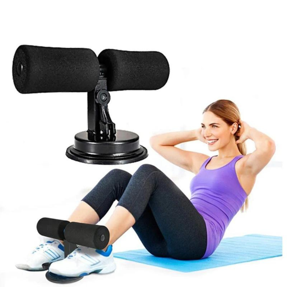 Premium Suction Sit-Up Bar - Portable Floor Anchor for Core Training - TradixPro
