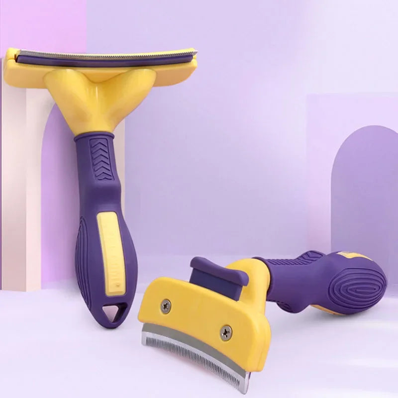 Professional Pet Detangling & Grooming Comb - Mat Removal for Dogs & Cats - TradixPro