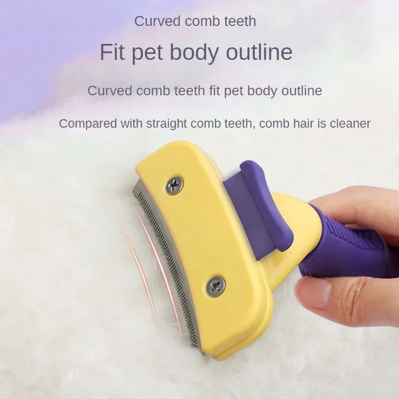 Professional Pet Detangling & Grooming Comb - Mat Removal for Dogs & Cats - TradixPro