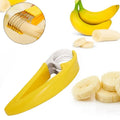 Quick & Safe Banana Slicer Tool - Uniform Slices for Meals & Desserts - TradixPro