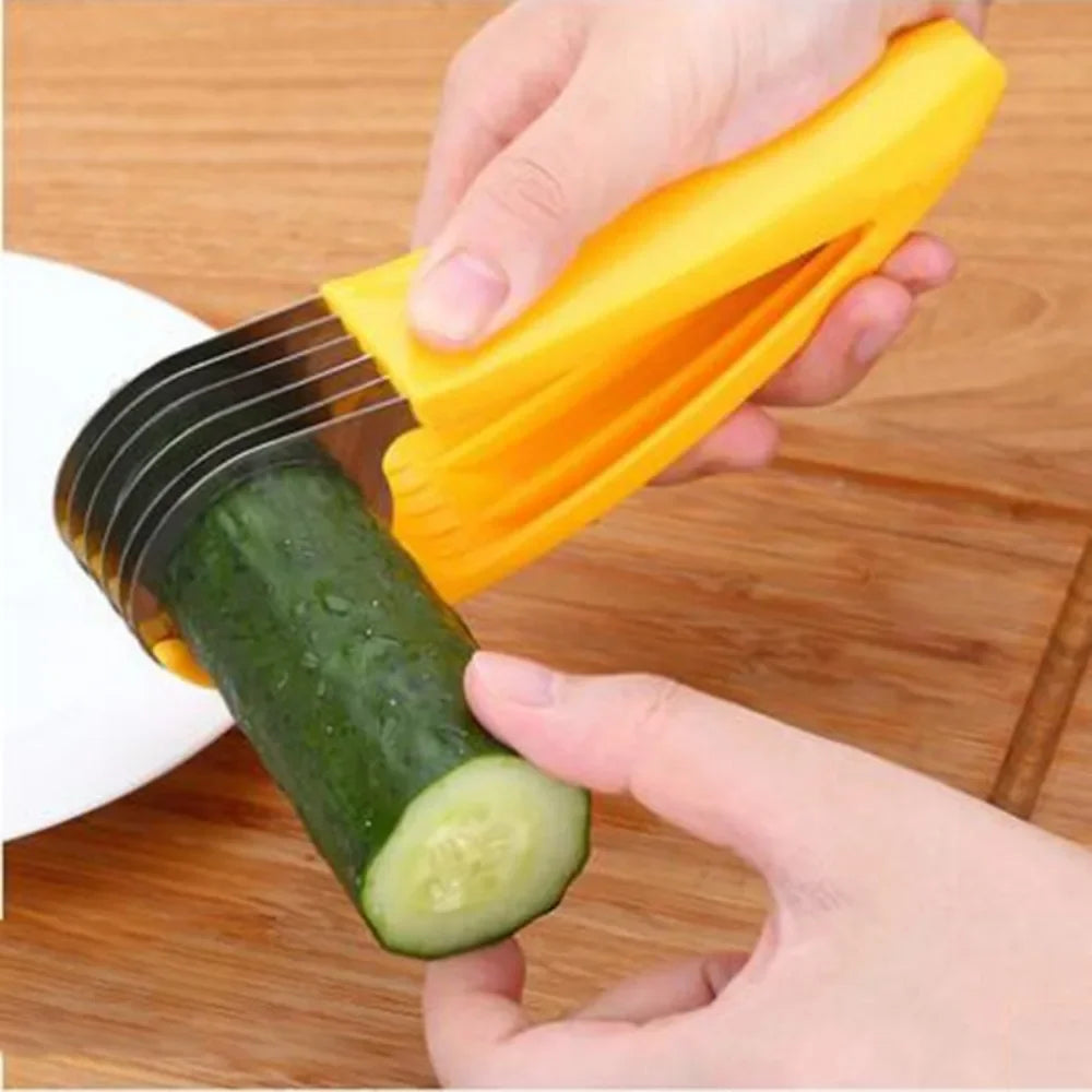 Quick & Safe Banana Slicer Tool (Uniform Slices for Meals & Desserts) - TradixPro