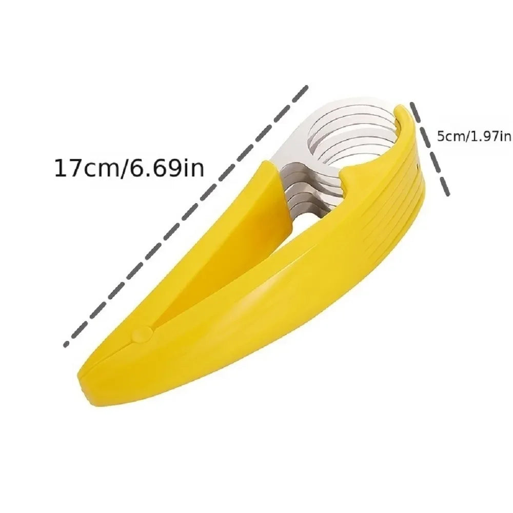 Quick & Safe Banana Slicer Tool (Uniform Slices for Meals & Desserts) - TradixPro