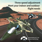 RC Foam Fighter Drone – Remote Control Plane with LED Lights for Kids - TradixPro