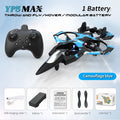 RC Foam Fighter Drone – Remote Control Plane with LED Lights for Kids - TradixPro