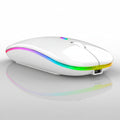 Rechargeable Dual-Mode Wireless Mouse (Bluetooth & 2.4G, RGB Gaming Aesthetic) - TradixPro
