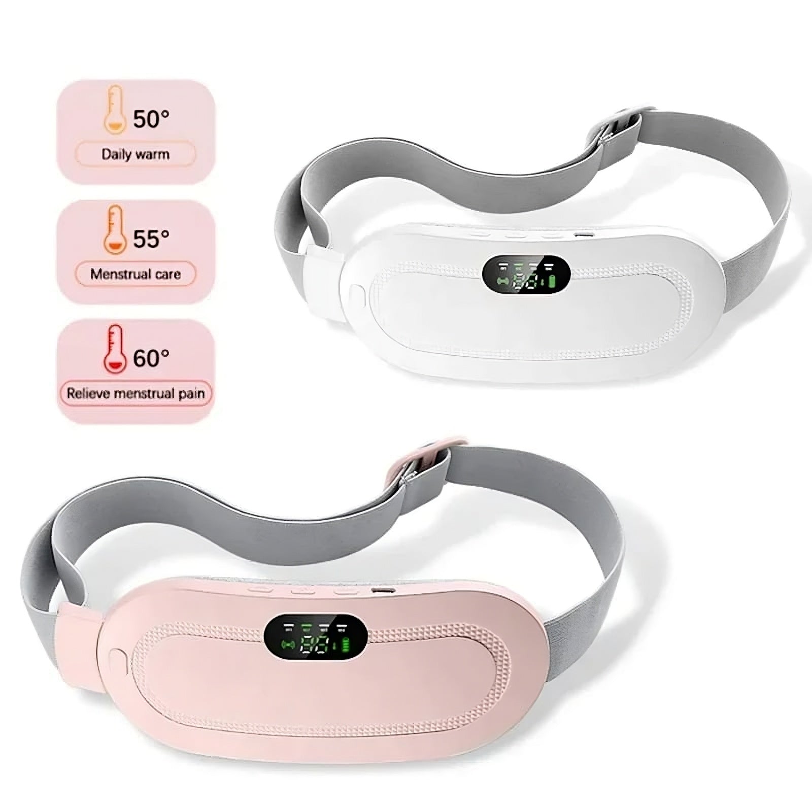 Rechargeable Heating & Massage Belt - Portable Warmth & Comfort Therapy Device - TradixPro