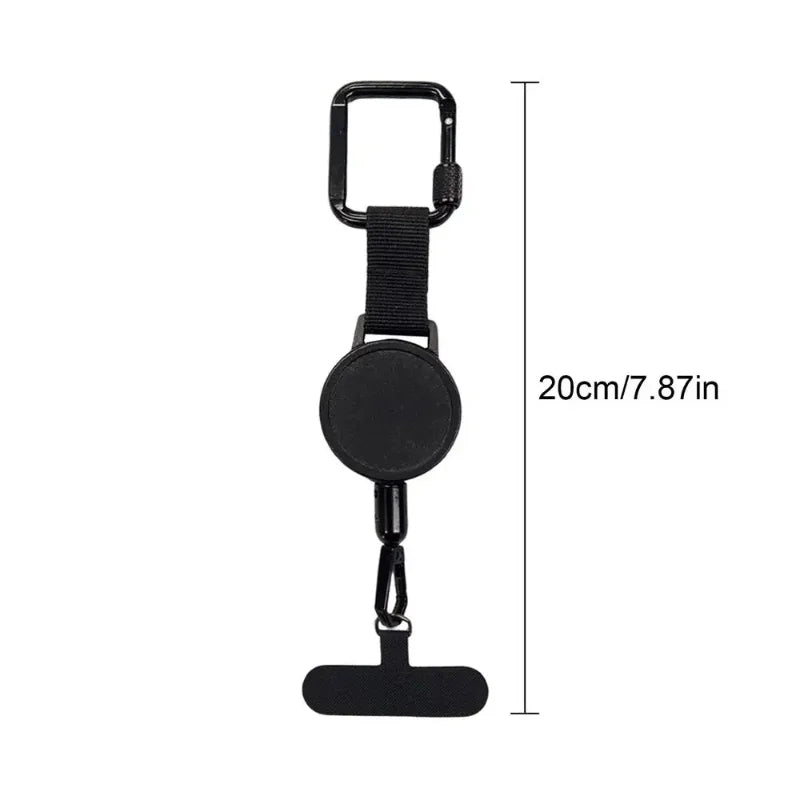 Retractable Anti-Theft Phone Lanyard (Dual Security & Drop Protection) - TradixPro