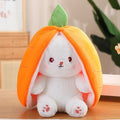 Reversible Plush Bunny - Flip Mood Stuffed Animal Toy for Kids & Adults - TradixPro