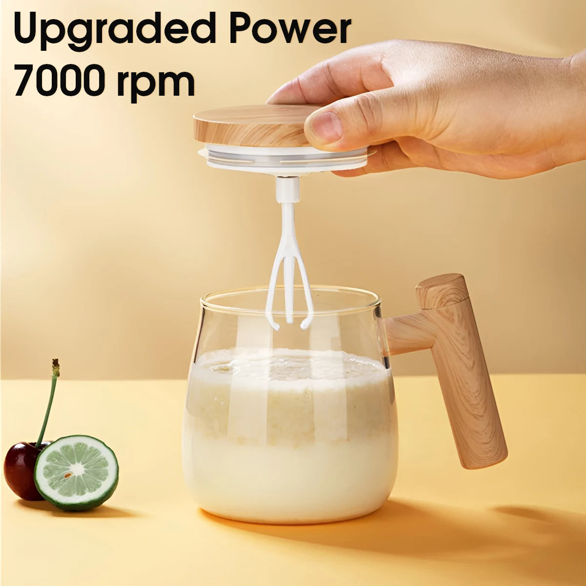 Self-Stirring Coffee Mug - 400ml Electric Automatic Mixing Cup - TradixPro