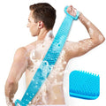 Silicone Back Scrubber & Massager (Hygienic, Deep Exfoliation & Easy Reach) - TradixPro